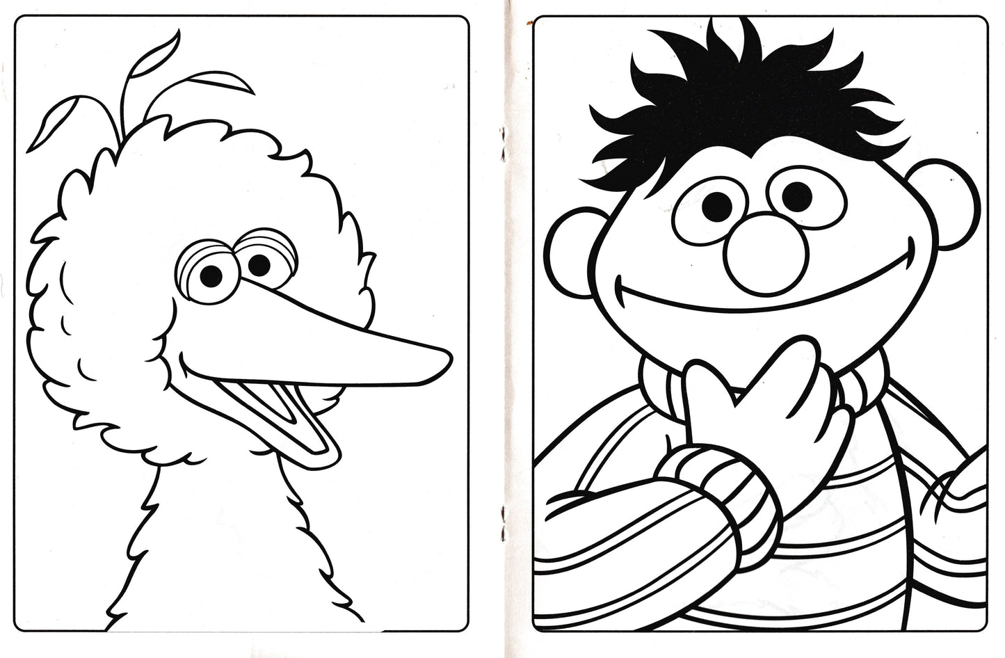 Sesame Street Color and Trace Activity Book