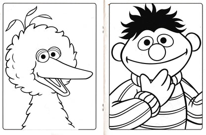 Sesame Street Color and Trace Activity Book