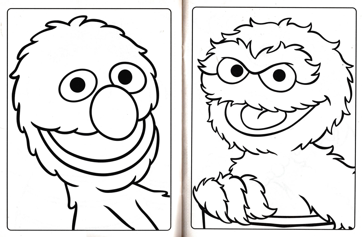 Sesame Street Color and Trace Activity Book