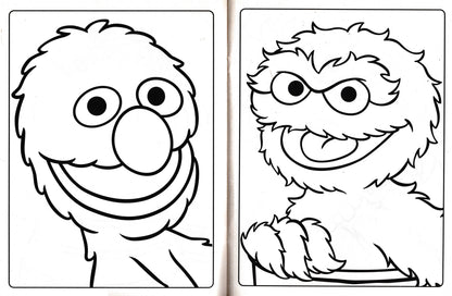 Sesame Street Color and Trace Activity Book