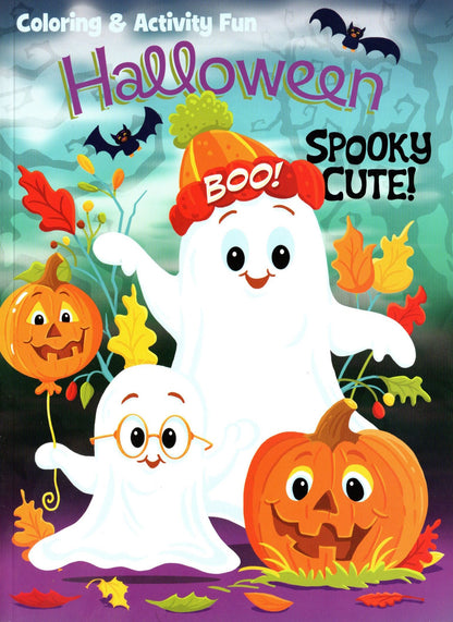 Dreamtivity Halloween Coloring & Activity Fun Book - Spooky Cute!