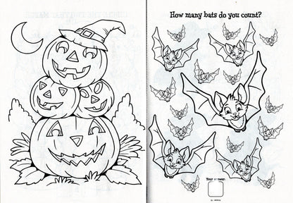 Halloween Coloring & Activity Fun 3-Book Set: Spooky Cute!, Heaps and Pumpkin