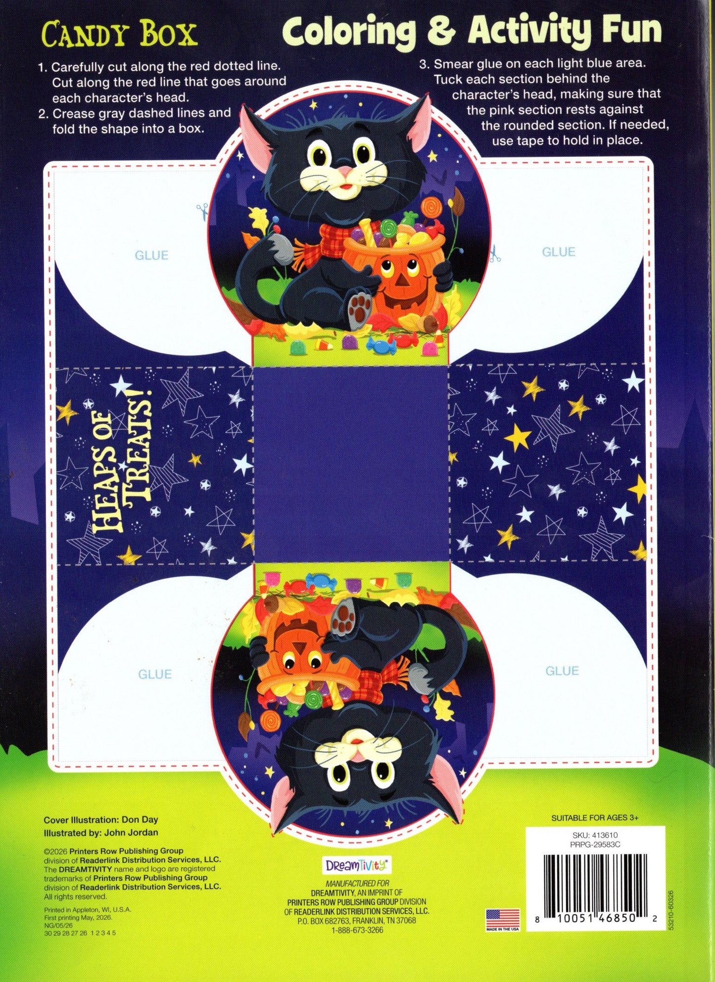 Dreamtivity Halloween Coloring & Activity Book Fun - Heaps of Treats!