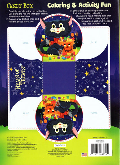 Dreamtivity Halloween Coloring & Activity Book Fun - Heaps of Treats!