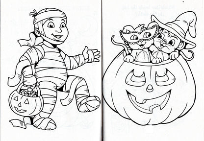 Halloween Coloring & Activity Fun 3-Book Set: Spooky Cute!, Heaps and Pumpkin