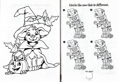 Dreamtivity Halloween Coloring & Activity Book Fun - Pumpkin Patch Pals