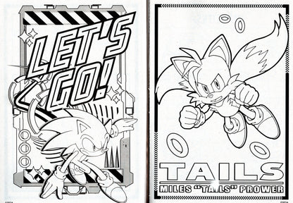 Sonic the Hedgehog Jumbo Coloring & Activity Book with Bonus Memory Match Game