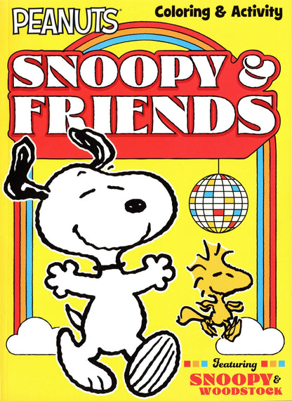 Peanuts Snoopy & Friends Coloring & Activity Book featuring Snoopy & Woodstock