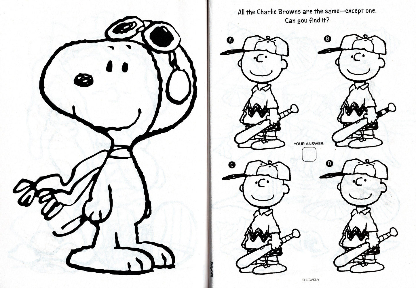 Peanuts Snoopy & Friends Coloring & Activity Book featuring Snoopy & Woodstock