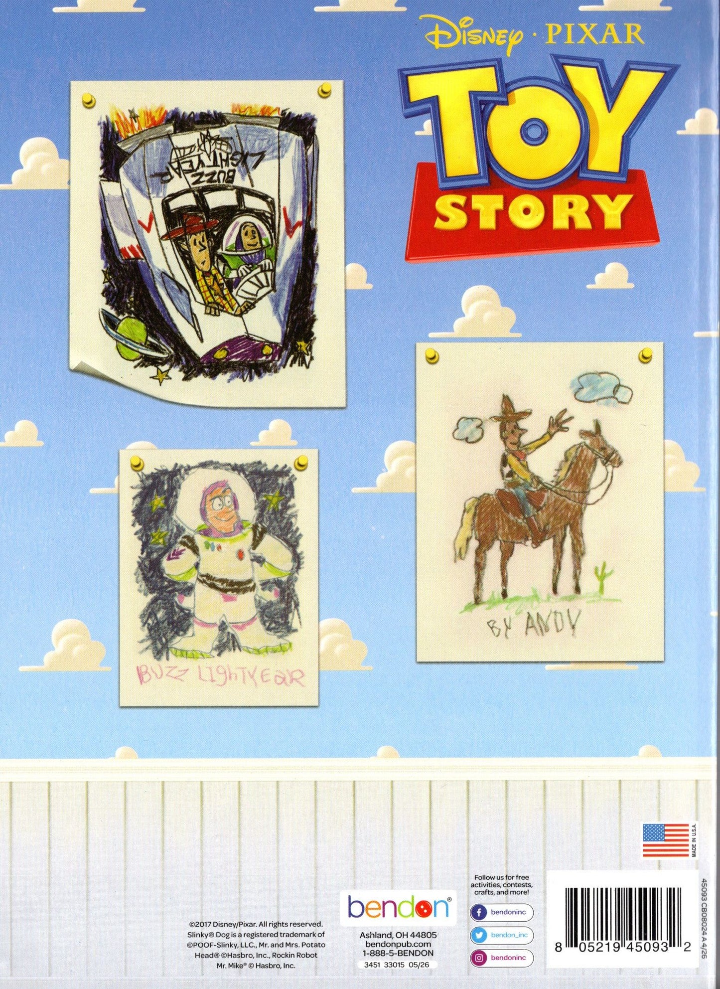 Disney Pixar Toy Story Jumbo Coloring & Activity Book v4