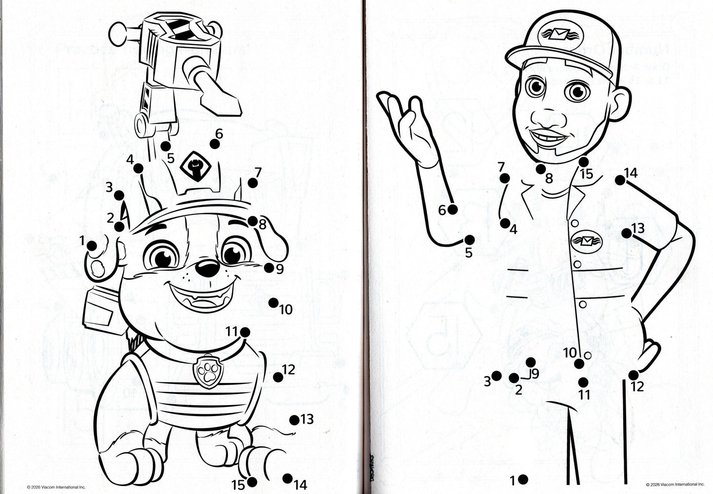 Nickelodeon PAW Patrol & Rubble & Crew Dot-To-Dot Activity Book Set - 2-Pack