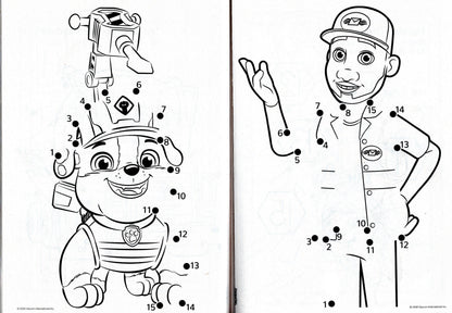 Nickelodeon PAW Patrol & Rubble & Crew Dot-To-Dot Activity Book Set - 2-Pack