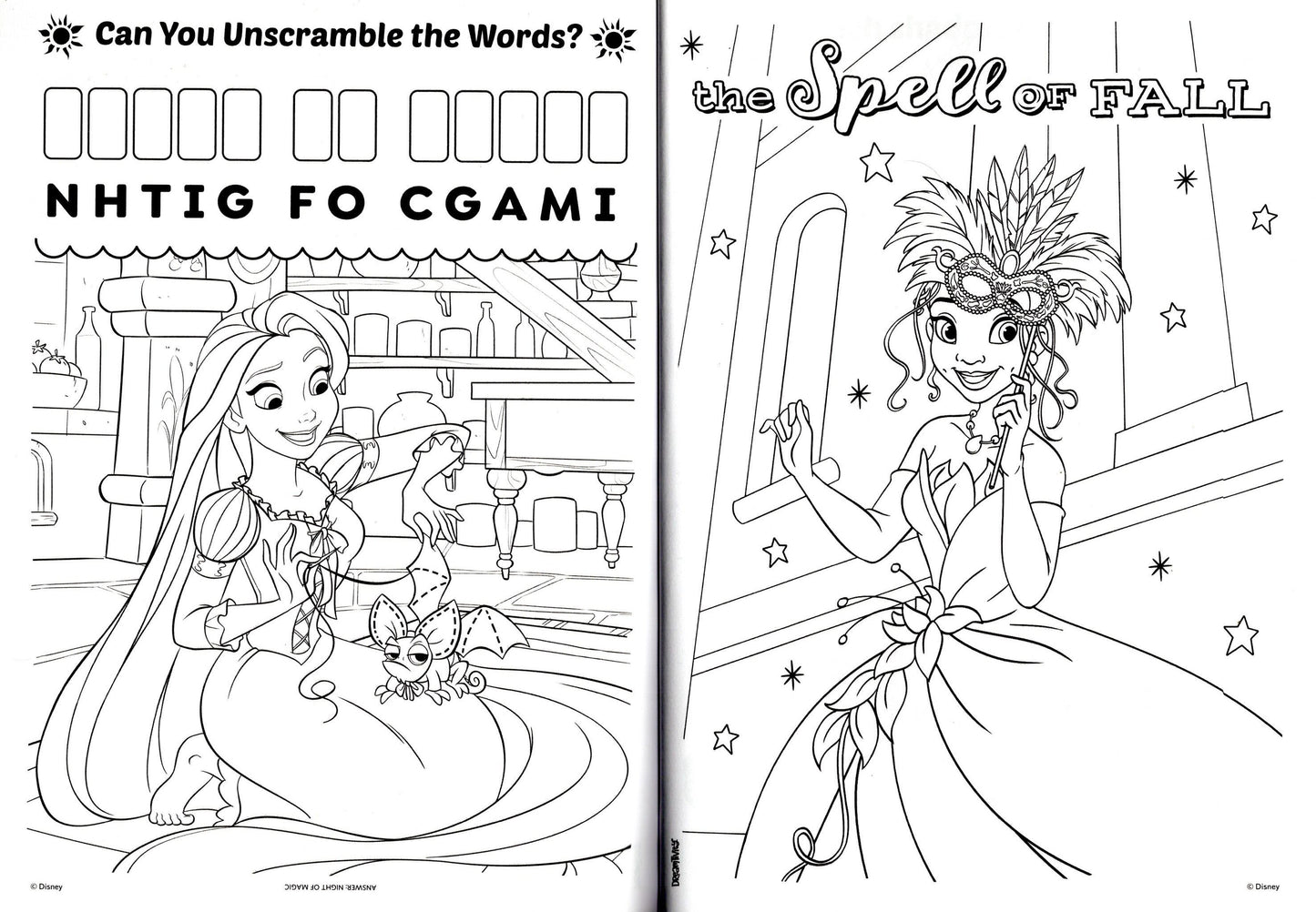 Disney Princess Coloring & Activity: Fall Magic - Coloring Book
