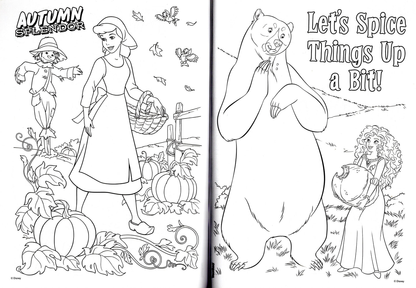 Disney Princess Coloring & Activity: Fall Magic - Coloring Book