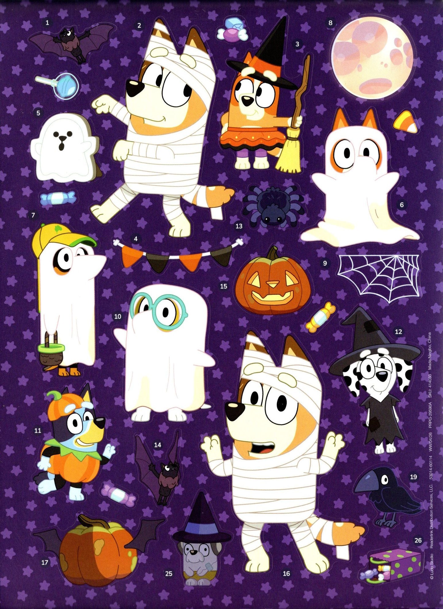 Stickertivity Bluey Spooky Surprise! - Coloring Books