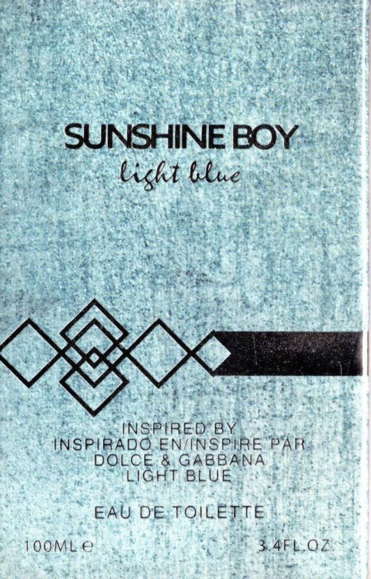 Sunshine Boy Light Blue Eau de toilette for men 3.4 Fl. Oz