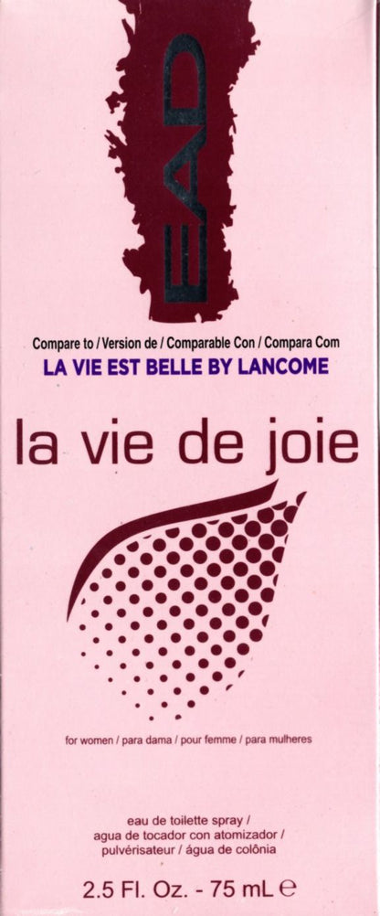 EAD La Vie De Joie Eau de toilette for women 2.5 Fl. Oz