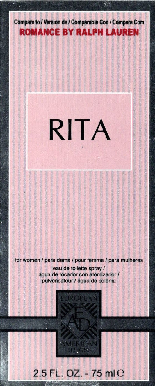 EAD European American Designs Rita Eau De Toilette Spray 2.5 Fl. Oz.