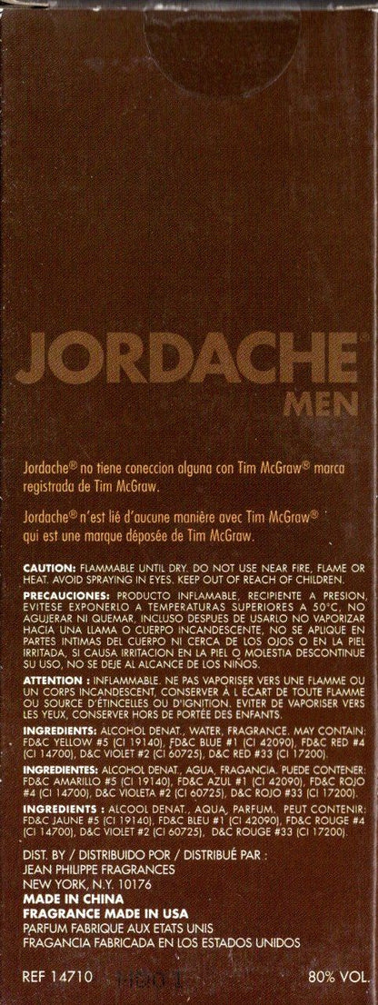 Jordache Men No. 38 Eau De Toilette Natural Spray 2.5 Fl. Oz.