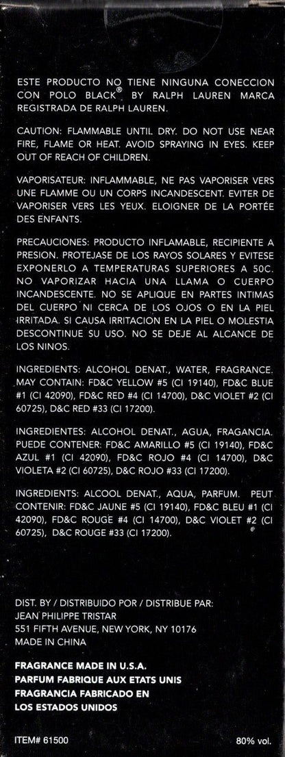 Prism Black Limited Edition Eau De Toilette Extreme Concentrée Natural Spray 2.5