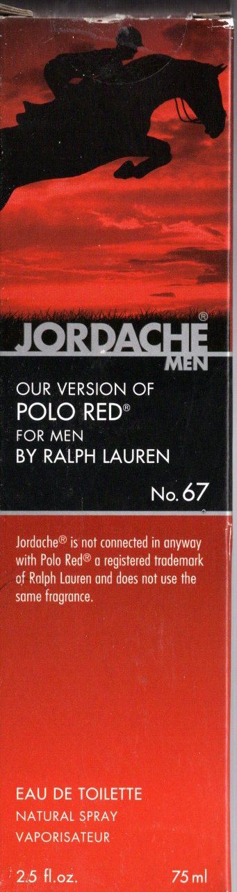 Jordache Men No. 67 Eau De Toilette Natural Spray 2.5 Fl. Oz.