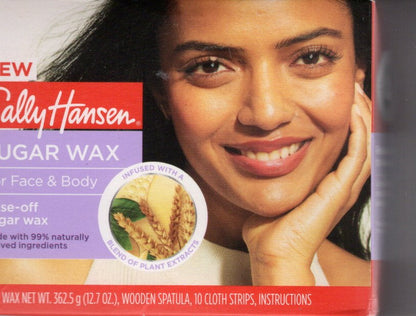 Sally Hansen Sugar Wax Kit & Snip & Use Wax Strips Bundle (Set of 2)