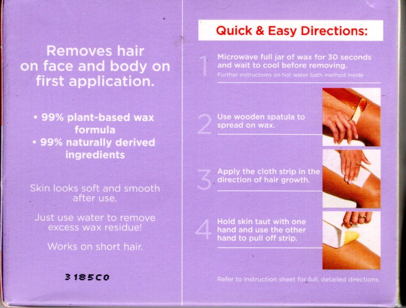 Sally Hansen Sugar Wax Kit & Snip & Use Wax Strips Bundle (Set of 2)