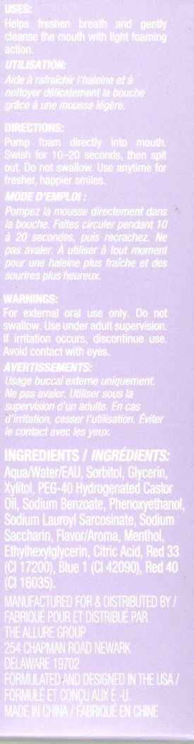 Happy Smiles Grape Pop Foaming Mouthwash 3-Pack, 3 x 2.03 fl. oz.