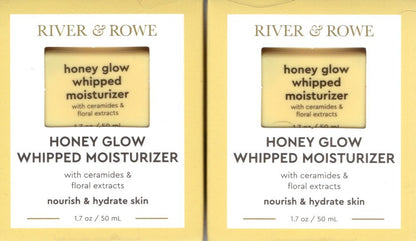 River & Rowe Honey Glow Whipped Moisturizer 2-Pack, 3.4 oz.