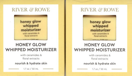 River & Rowe Honey Glow Whipped Moisturizer 2-Pack, 3.4 oz.
