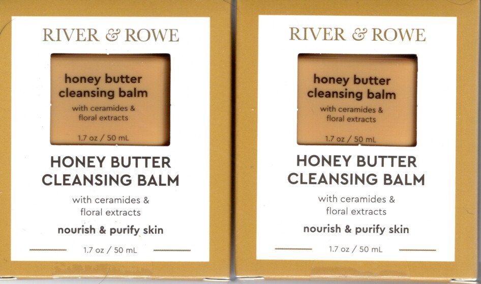 River & Rowe Honey Butter Cleansing Balm 2-Pack, 3.4 oz.