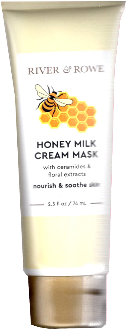 River & Rowe Honey Milk Cream Mask, Honey Glow Whipped Moisturizer & Honey Butte