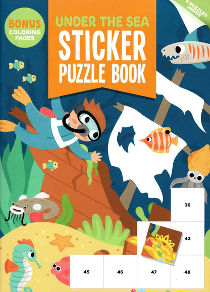Under the Sea - Sticker Puzzle Book