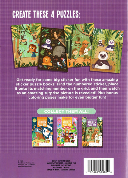 Wild Adventures - Sticker Puzzle Book