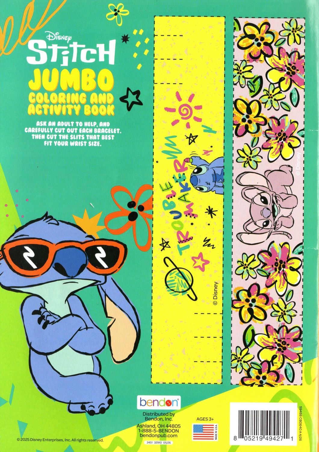 Disney Lilo & Stitch - Jumbo Coloring and Activity Book