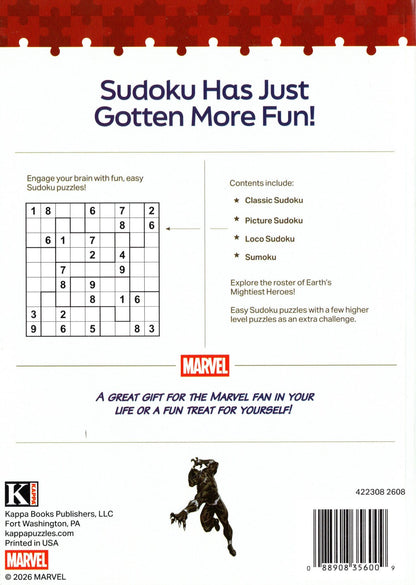 Marvel Avengers Sudoku - Activity Book. Volume 1