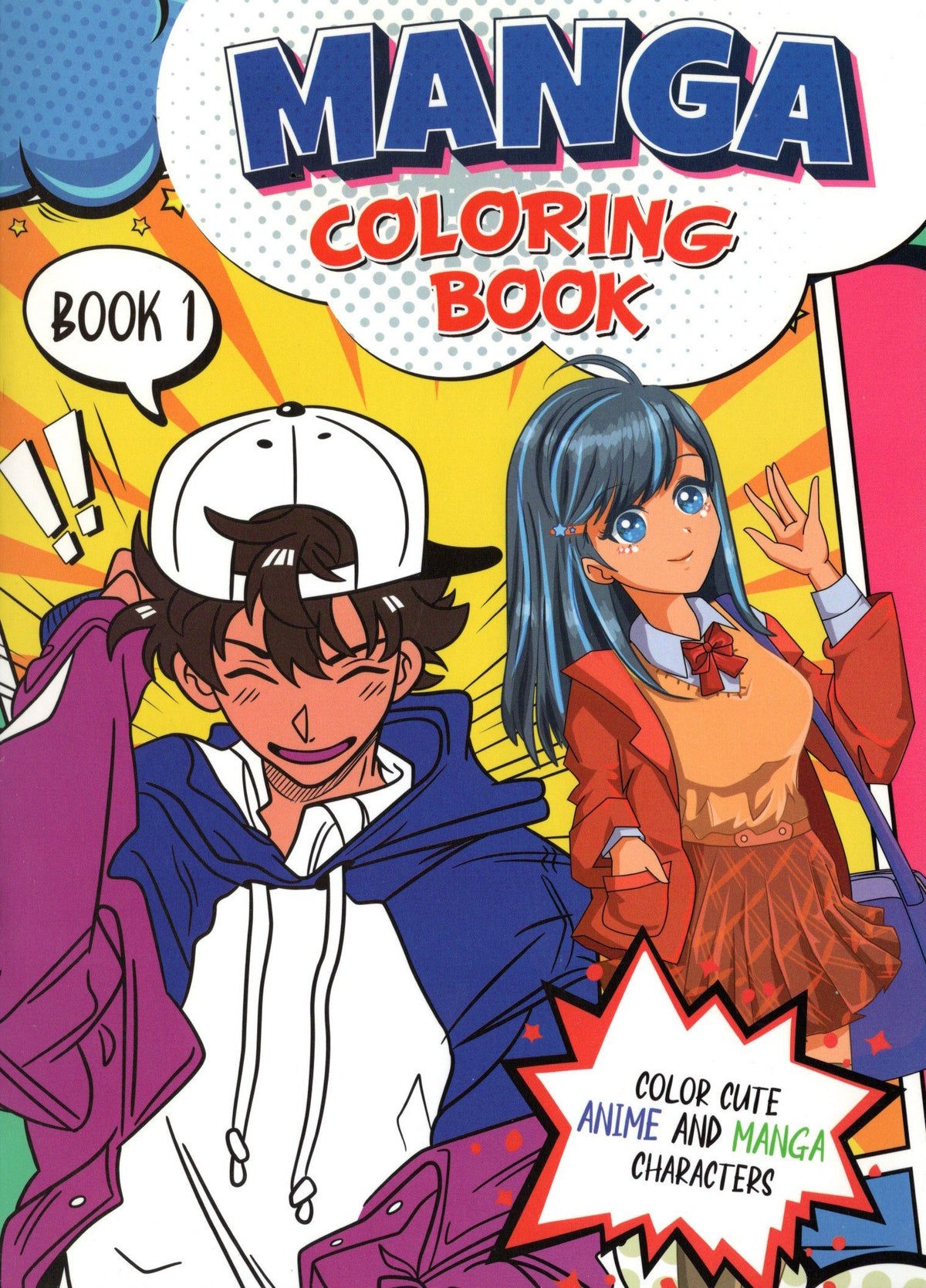 Manga - Coloring & Activity Book 1