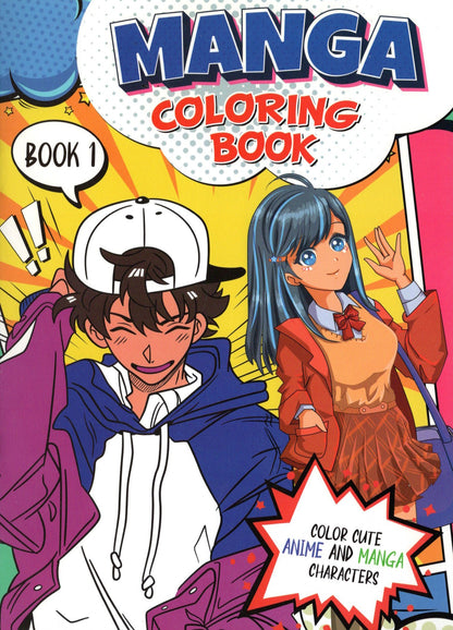 Manga - Coloring & Activity Book 1