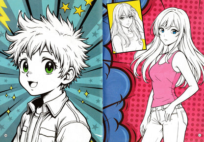 Manga - Coloring & Activity Book 1
