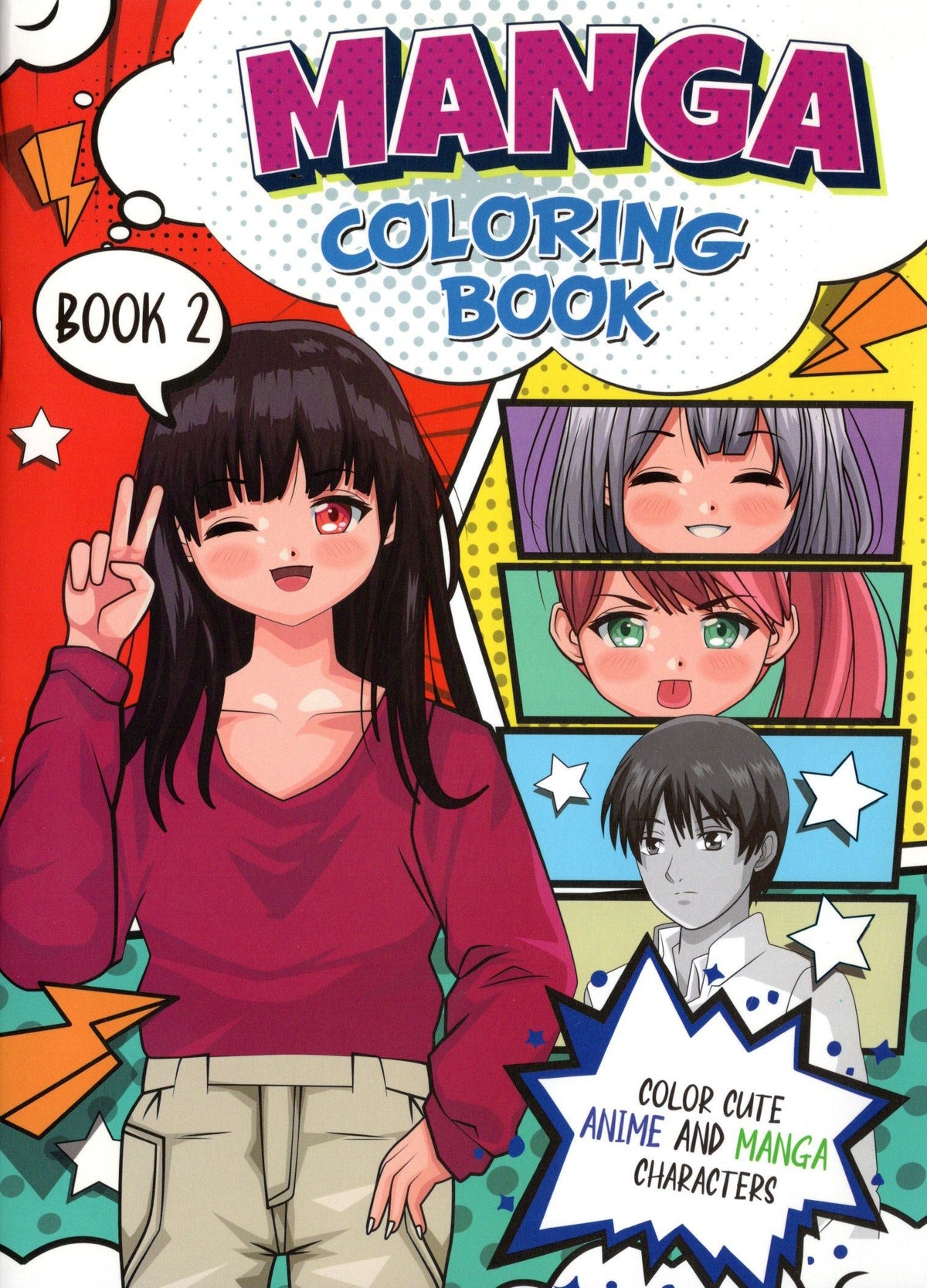 Manga - Coloring & Activity Book 2