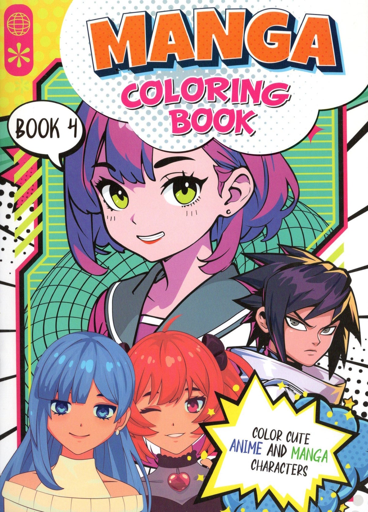 Manga - Coloring & Activity Book 4