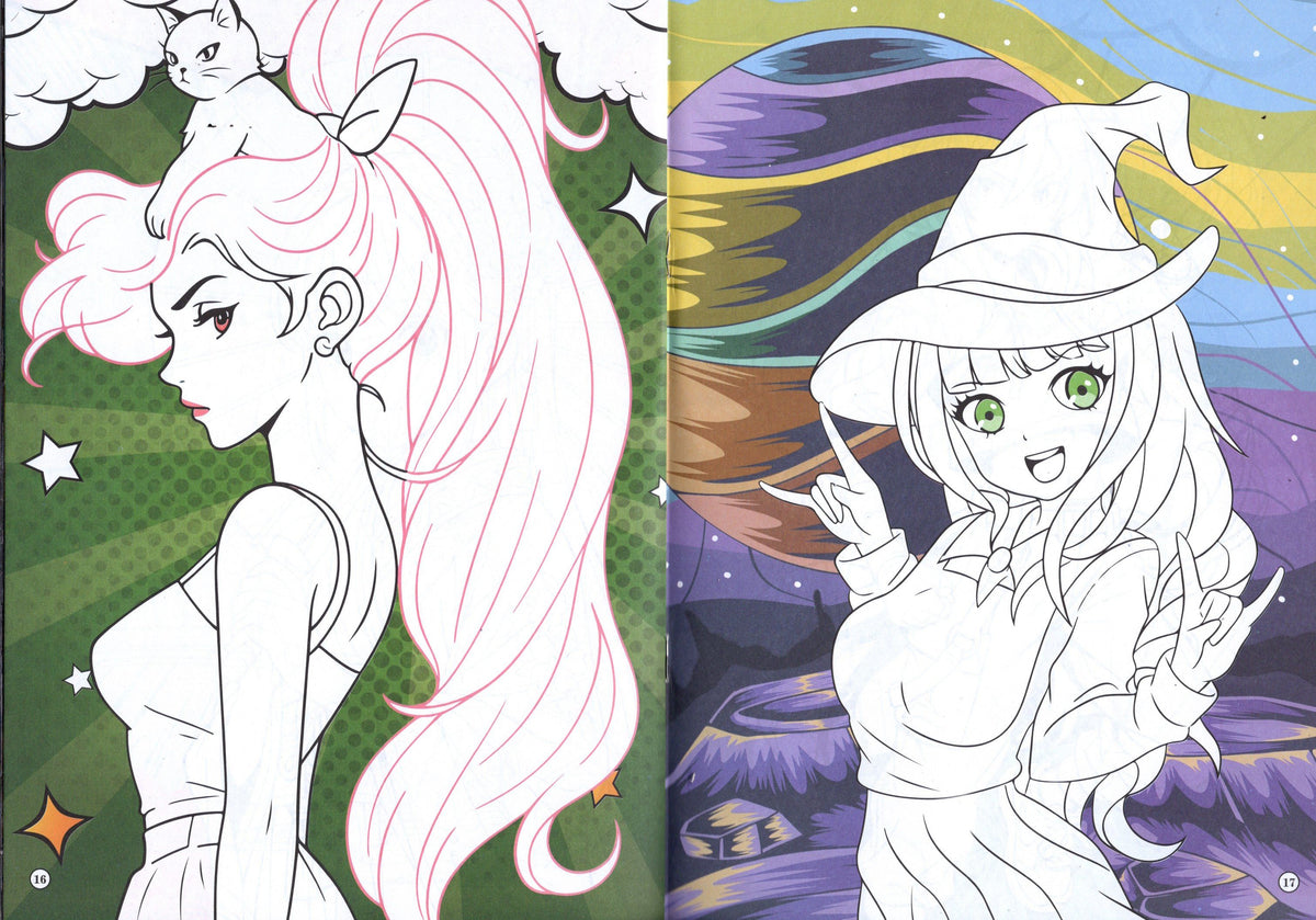 Manga - Coloring & Activity Book 4
