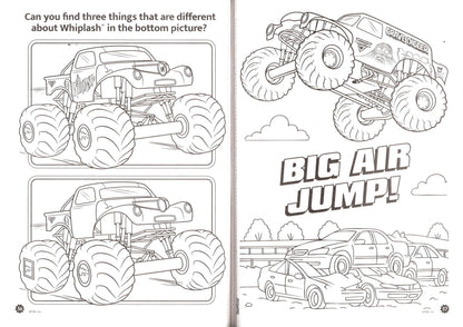 Monster Jam - Massive Stunts - Coloring & Activity Book