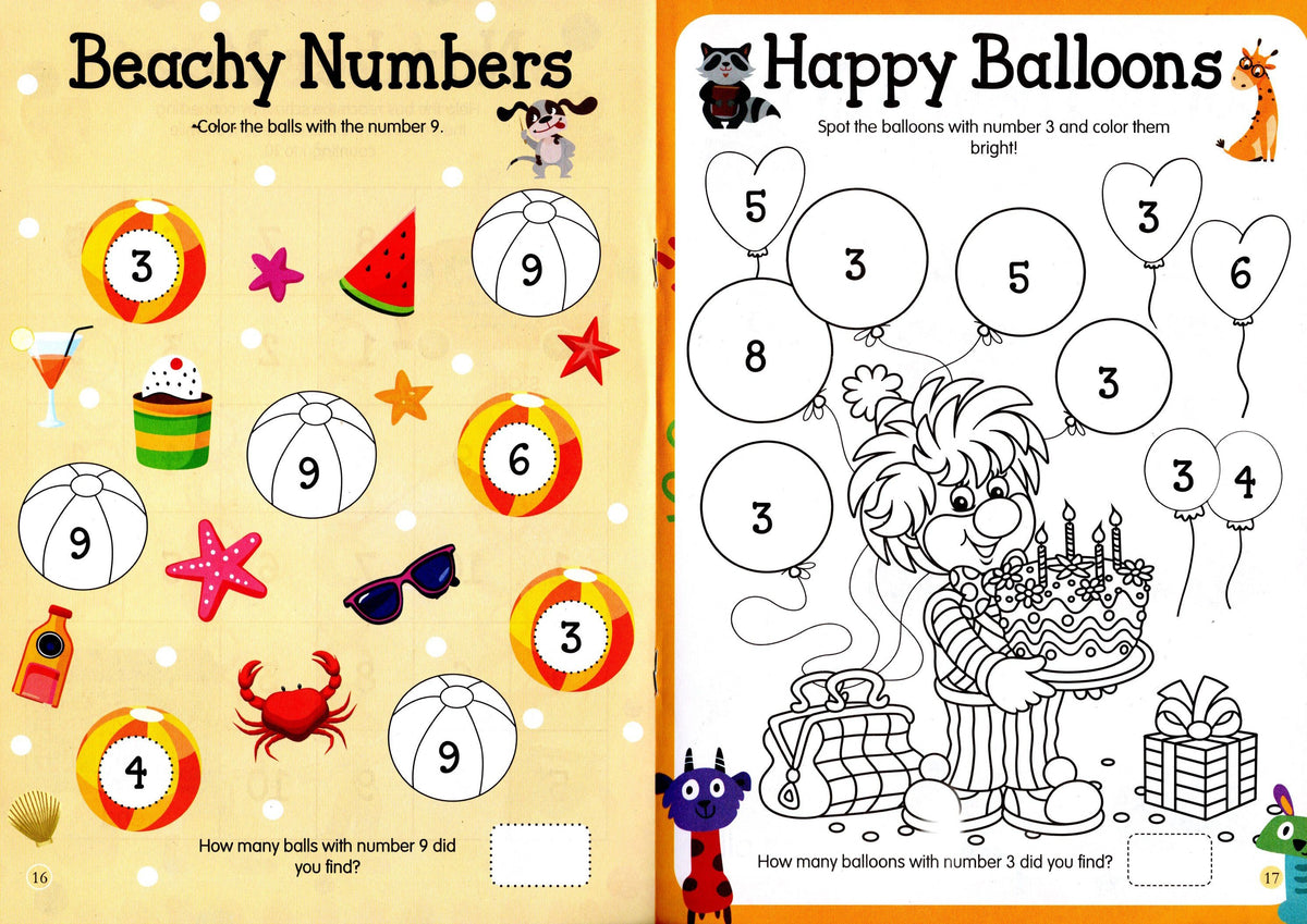 Preschool Activity Series (Number Fun / Learn to Write / Trace and Write)