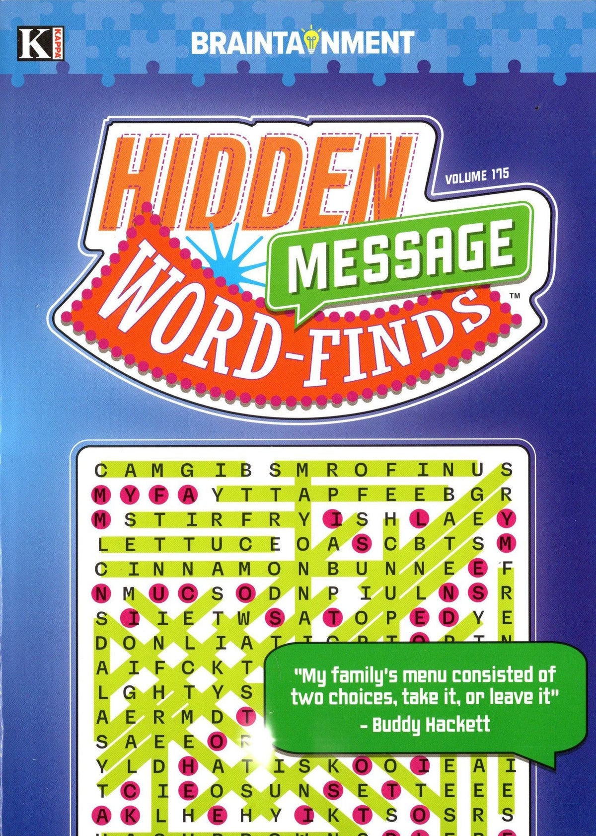 Large Print Hidden Message Word - Finds (All New Puzzles) - Vol.175