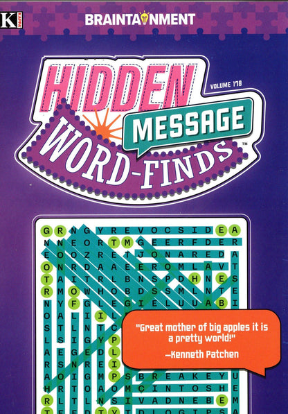 Large Print Hidden Message Word - Finds (All New Puzzles) - Vol.178