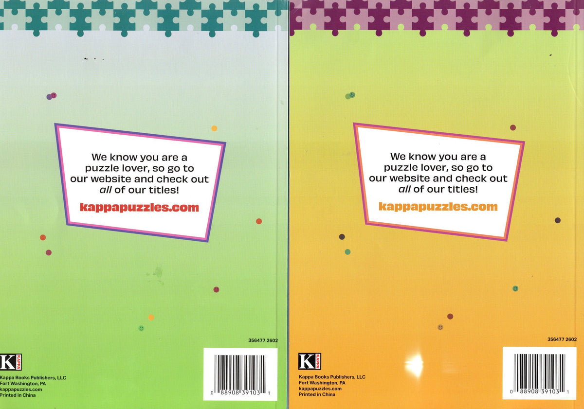 Kappa Braintainment Large Print Great Big Crosswords Books Bundle, Vol.173 & 174