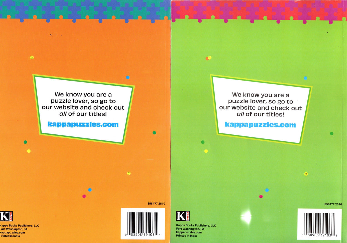 Kappa Braintainment Large Print Great Big Crosswords Books Bundle, Vol.169 & 170