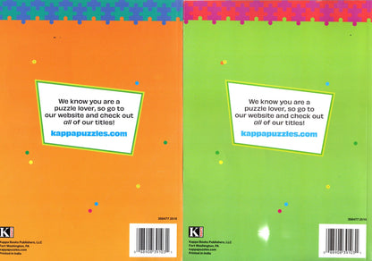 Kappa Braintainment Large Print Great Big Crosswords Books Bundle, Vol.169 & 170