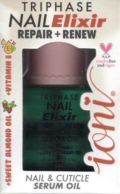 ioni Triphase Nail Elixir Repair Renew Serum Oil 0.43 FL OZ (Set of 3)